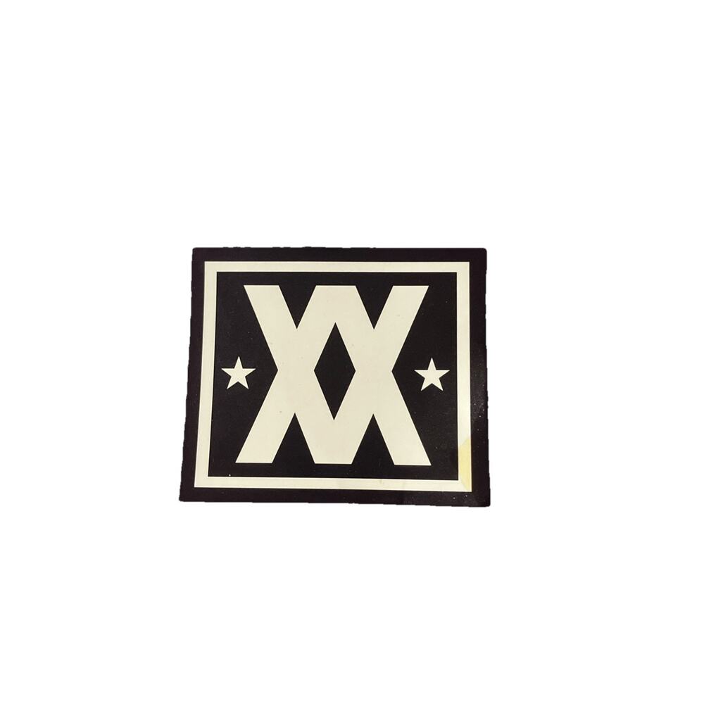 Dixxon Flannel Co. *XX* Black Sticker With White Logo Skater Casual Accessory